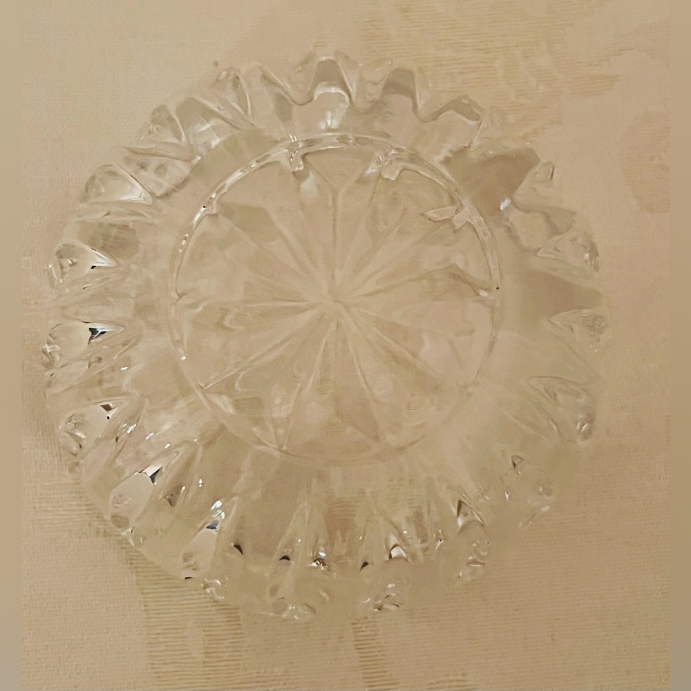 Vintage Crystal Zajecar Yugoslavia 24% Lead Crystal Bowls Set of 2 - Picture 8 of 11